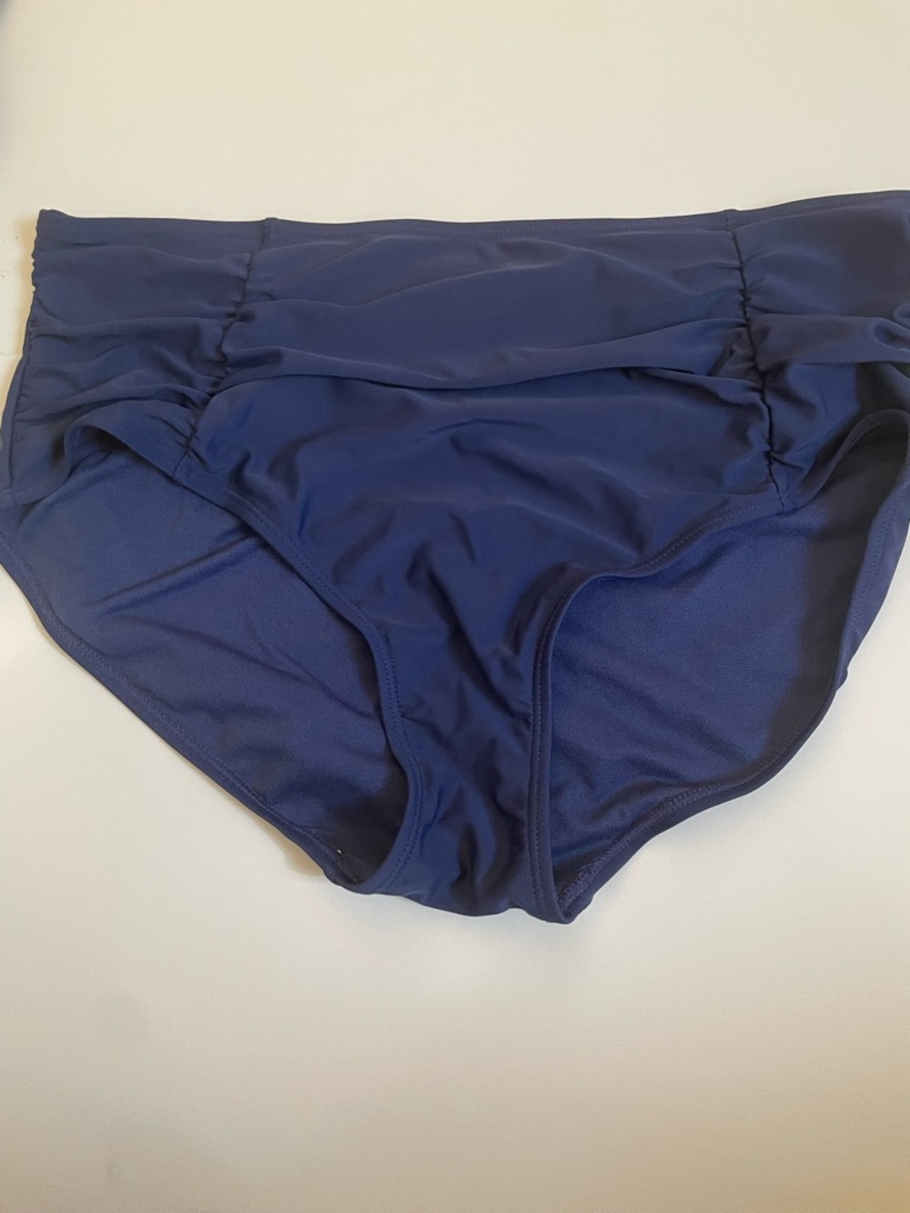 Nicole Miller Bikini Set Navy High Waisted Swimsuit Size Large - Picture 5 of 12